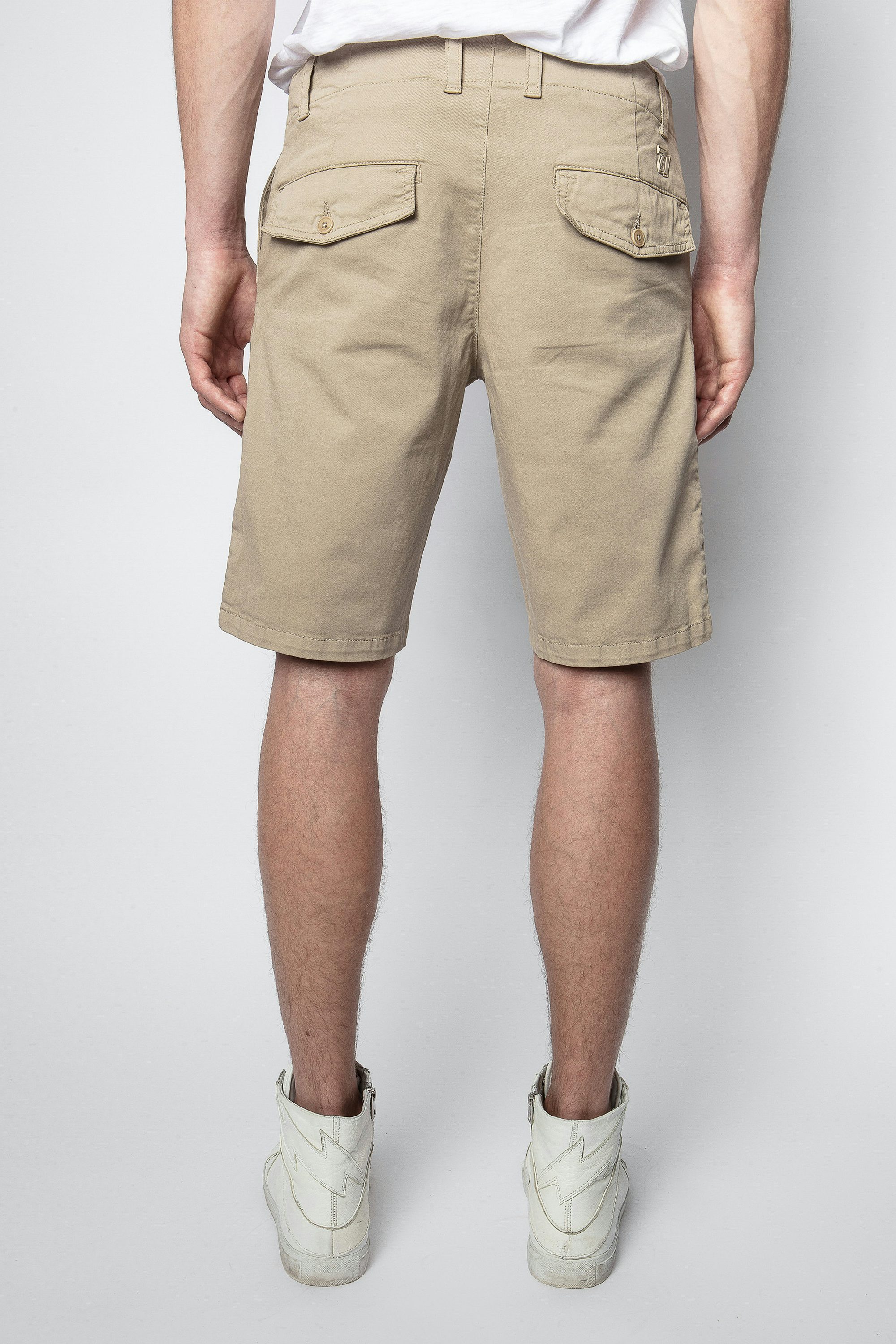 Pascal Chino Shorts - Men’s beige shorts.